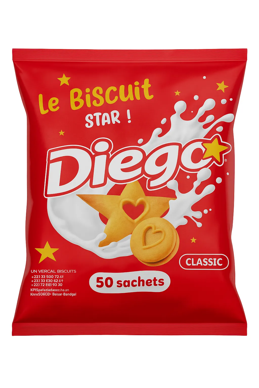 pack biscuit diego X50 - Epicerie Sucrée| Supermarche Dakar-Senegal